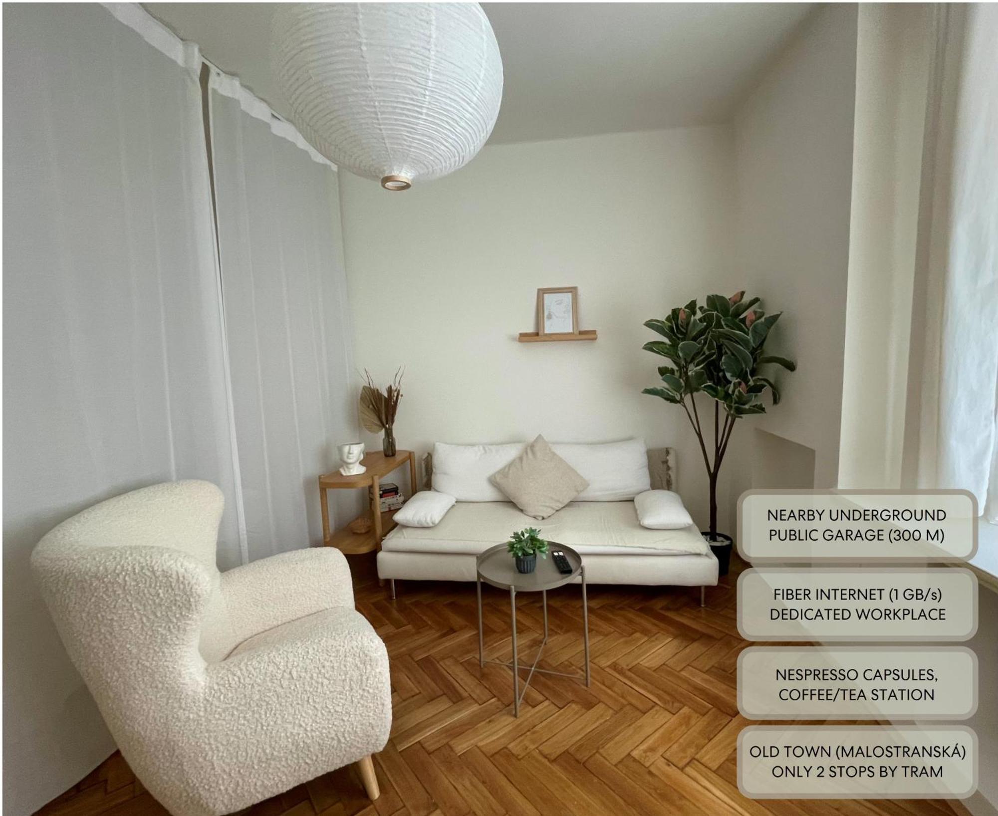 פראג Urban Retreat I Modern Boho Apartments In Lovely Letna District - 10 Minutes From Old Town מראה חיצוני תמונה